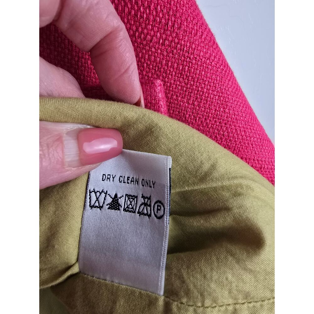 Boden linen Jacket size 10 small? Pink 100 coton - Picture 4 of 5